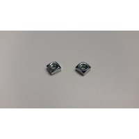 M4 Square Nut, Zinc plated steel, (pkg of 25) M4 Square Nut, Zinc plated steel, (pkg of 25)